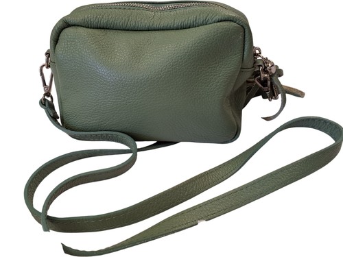 Borse pelle green leather - pelle,