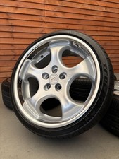 Brock B2 deep dish alloy wheels, 18inch 5x100 Vw Golf MK4 Bora Audi with tyres