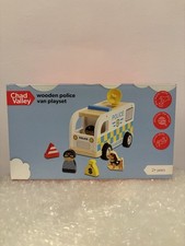Chad Valley Wooden Police Van