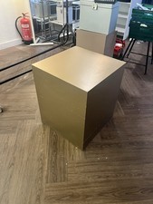 Modern Metallic Display Cube