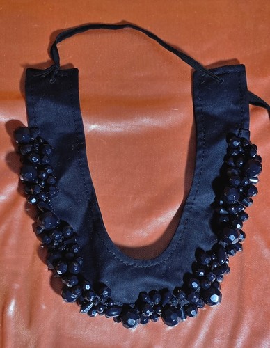 Prada blue beaded - prada, bib