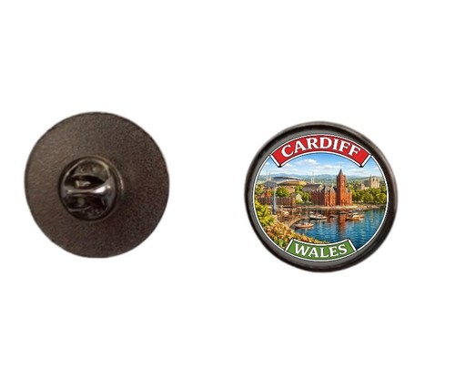 4cm cardiff wales enamel - wales,