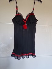 La Senza Lingeria Black Babydoll ,Size 38B ,VGC