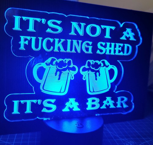 Light led mancave bar - light,