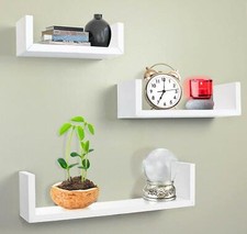 Set of 3 U Shape Floating Wall