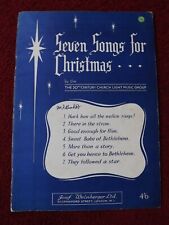 Seven Songs for Christmas Church Light Music Group Song 1960 (HC1362)