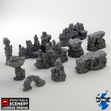 Canyon Rocks Scatter Terrain