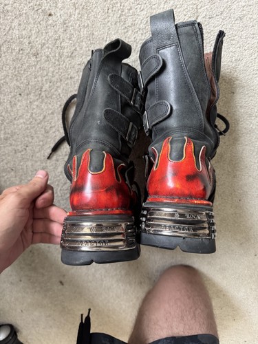 Vintage new rock boots used - vintage,