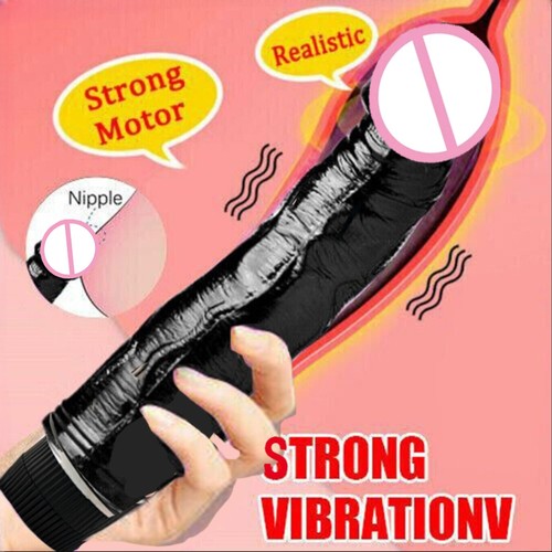 Jelly feel black vibrator - feel,
