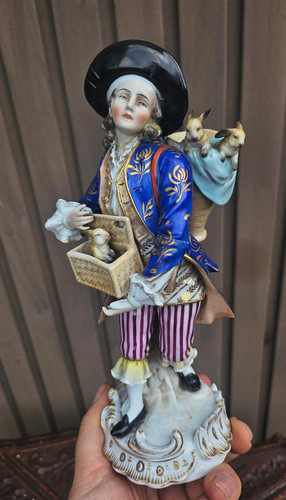 Antique german rabbit seller - antique,