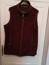 Rydale Pheasant Fleece Gilet Burgandy 20