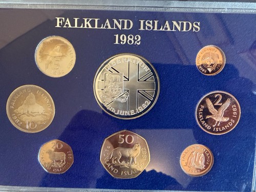 Falklands 1982 proof set - 1982, inc