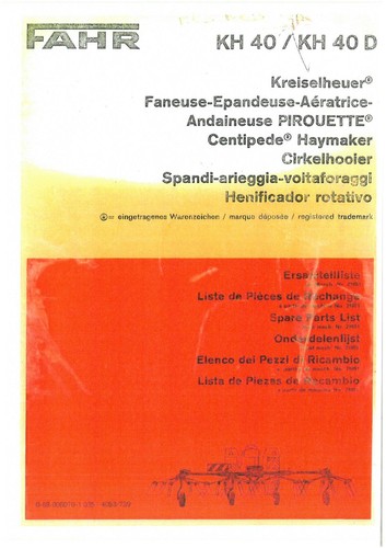 Fahr tedder rake - fahr,