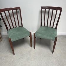 Pair Of Mid century teak Greaves & Thomas Dining Chairs