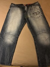 Vintage Akademiks Blue Denim Jeans Sz40 Baggy Grunge Skater Hip Hop RN.0100964