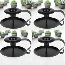 Metal Black Candle Holder