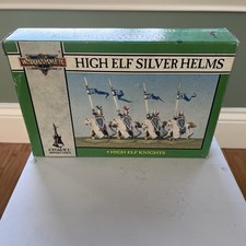 Games Workshop Warhammer High Elves Elf Silver Helms Box Set Metal OOP