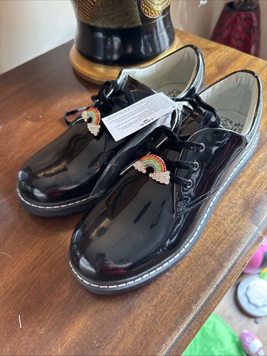 Girls school shoes - school, leah