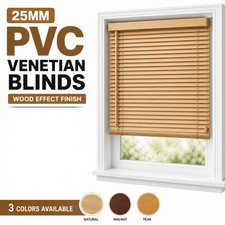 PVC Venetian Blinds Wood Grain