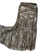 Tribal Brown Crinkle Midi Maxi