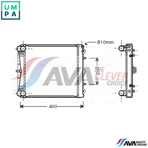 Radiator engine cooling - cooling, pr2023