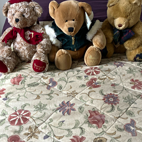 Harrods plush teddy vintage - harrods,