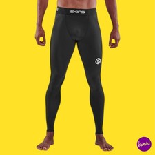SKINS Men's Series-1 Compression Tights, Stretch, Black, UK XL
