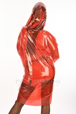 PVC Plastic Vinyl Raincoat cape poncho fetish PVC regenmantel imperméable 