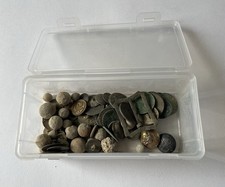 Metal Detector Finds Coins Buttons 16/17th C. Buckle Etc