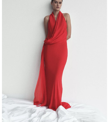 Zara 100 viscose halter neck - 100%,