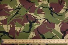 Army Camouflage Fabric DPM Khaki Cotton Drill Trouser Jacket Craft Material