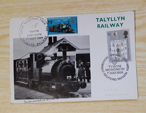 Postcard talyllyn railway - talyllyn,