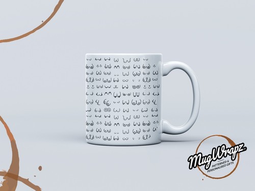 Boobs patterned mug - patterned,