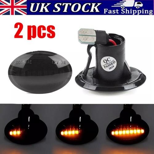 Smoked led indicator - indicator, side