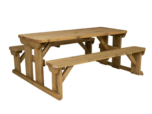 Abies rounded picnic table and - abies,