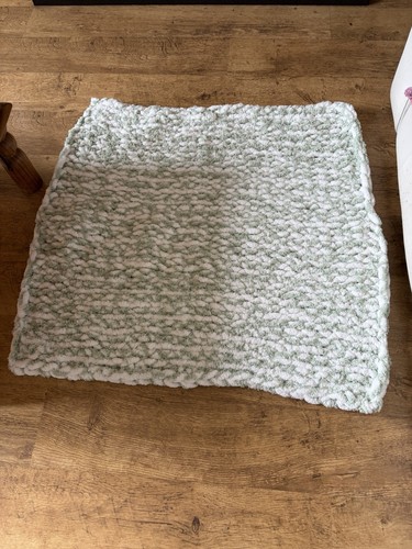 Hand knitted blanket - knitted,