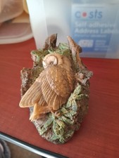 Aynsley Mastercraft Handpainted Dormant Owl