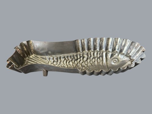 Vtg tin fish mould mousse - vtg.tin,