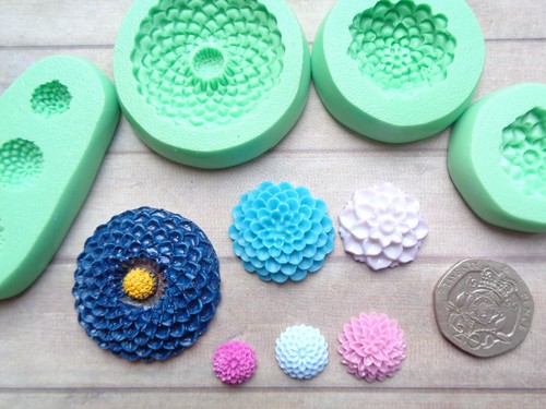 Mini craft mould dahlia - mini, /