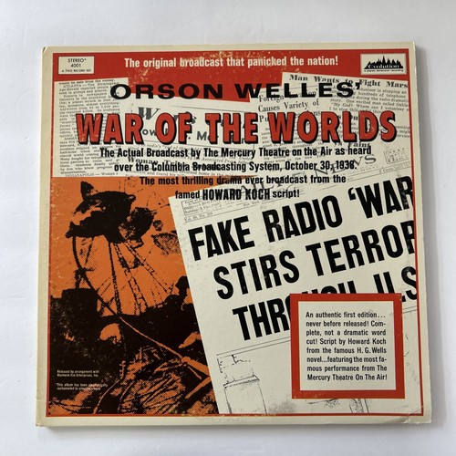 Orson welles war the worlds - welles, of