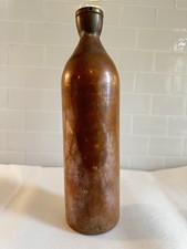 Solid Copper Water Drinking Bottle Vintage Antique