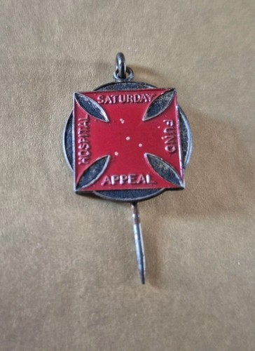 Vtg enamel saturday hospital - saturday,