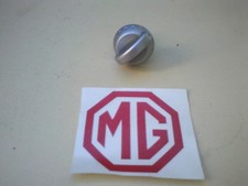 MG TF Heater control knob, silver,  Pls Read, 40mm shaft, 02 - 05