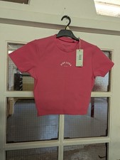 Pink Soda Crop Top Uk 10 In