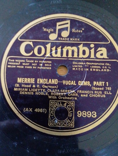 Merrie england vocal gems - merrie,
