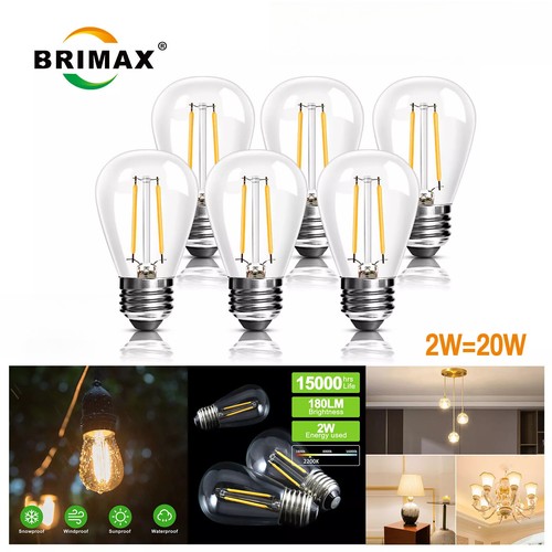 Brimax led bulbs e27 s14 - e27, 2w