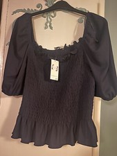 Matalan Ladies Navy Top