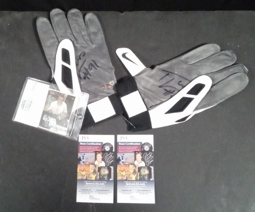 Trevor laws signed - laws, gloves