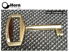 Brand New - HORN KEY - Genuine Horn Furniture Cabinet Lock fits Older Style