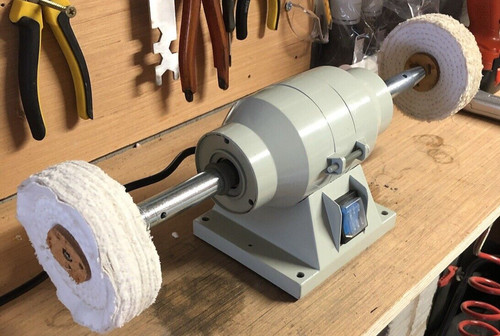 Metal polishing machine bench - polishing,